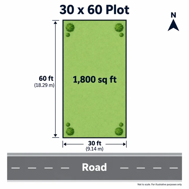 Sattva Ekatra 30 x 60 ft plot plan, 1,800 sq ft (9.14 x 18.29 m) Sattva Ekatra 30 x 60 ft plot plan, 1,800 sq ft (9.14 x 18.29 m)